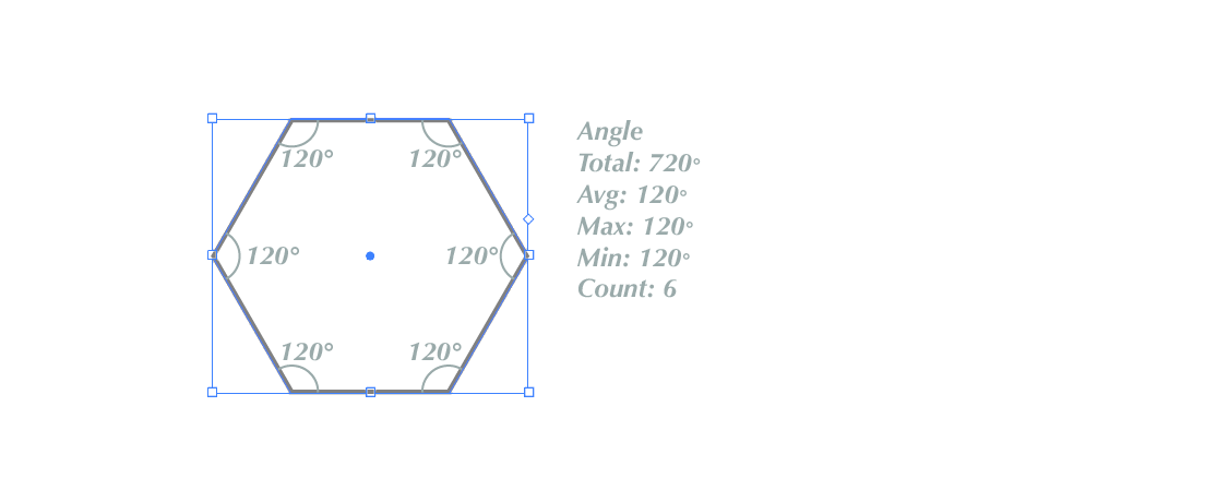 display extra information of angles