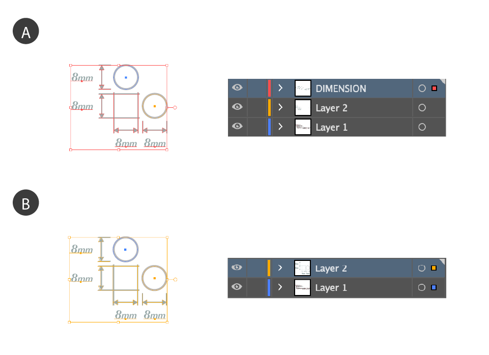 toggle on/off display labels on a specific layer